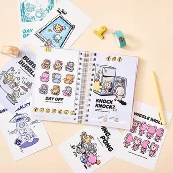 MOONO иллюстрация открытка сообщение открытка 8. Ping Pong