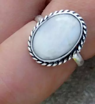 MoonstoneGemstone 925 Sterling Silver Plated 1 шт браслет chris-br157