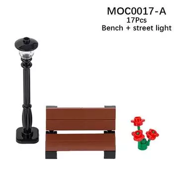 MOOXI City farm MOC Parts Figures Building Blocks Set Plant Tree Leaf Flower Grass Garden Model Friends Bricks Toys For Children