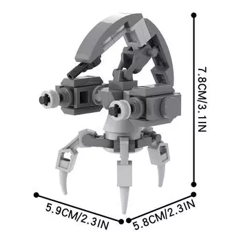 MOOXI Кино Звездные Войны Робот Серия MOC Модель Кирпич DIY Диорама Взрослые Детские Игрушки Набор Строительных Блоков Монтессори Подарок Украшение