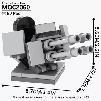 MOOXI Movie Space Wars Cannon Конденсатор Наборы для питания Сделай сам Диорама Модель Набор Взрослые Набор строительных блоков Детская игрушка MOC Кирпич Подарок