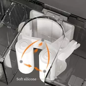 Mop Broom Holder Wall Mount Broom Holder Mop Hanger Keeps Tools Organized and Within Reach Garden Kitchen Tool Organizer белый