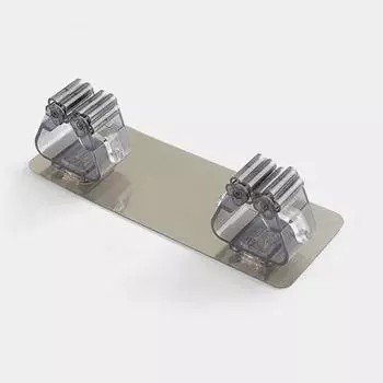 Mop-Clip Free Pounch-Free Многофункциональный бесшовный держатель для швабры Крючок для швабры Настенный держатель для швабры для ванной комнаты Настенный органайзер для швабры