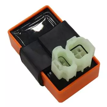 Мопед скутер 6-контактный замок зажигания CDI коробка для GY6 50 125 150cc ATV Go Kart Мотоциклы Сменные аксессуары оранжевый
