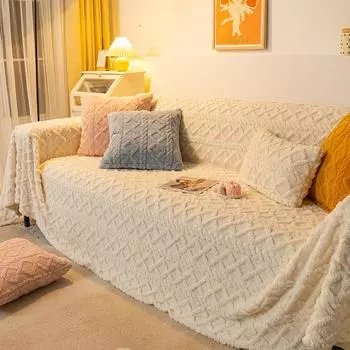 Moping Cat Feeling плюшевый чехол для дивана, одеяло для дивана «все включено», чехол для дивана для гостиной, чехол для дивана с защитой от кошачьих царапин 180 x130cm 1pcs