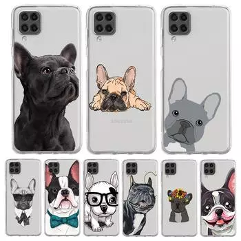 Мопс Французский бульдог для Samsung Galaxy A51 Чехол для телефона A71 A21S A12 A11 A31 A52 A41 A32 A01 A23 A33 A53 A73 A03S A13 5G Чехол Samsung A71