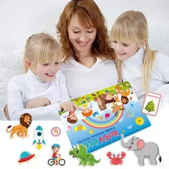 Моя дошкольная книга «Буквы, цифры, цвета, формы, леса, моря, животных»