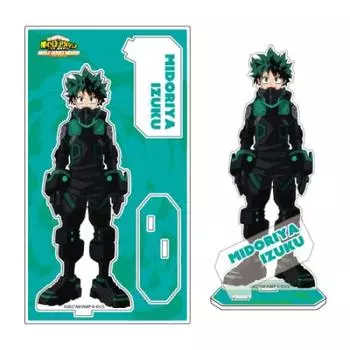 Моя геройская академия ФИЛЬМ Мир героев Миссия Акриловая подставка Мидория/Изуку (Стелс-костюм)