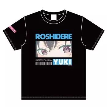 Моя иногда шепчущая соседка размера L Yuki [Через], Аля-сан, русская, футболка, чёрный