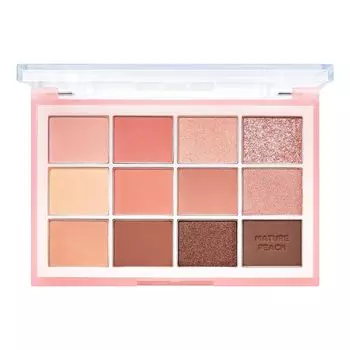 Моя любимая палетка теней для век Vibe Holika Holika Палетка теней для век Fruit Color Matte Shimmer Glitter Korea МОЯ ЛЮБИМАЯ ПАЛЕТКА ДЛЯ ГЛАЗ VIBE MATURE PEACH