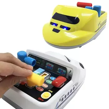 Моя мечта Синкансэн Огни звучат говорящие Игрушечный Синкансэн Доктор Желтый N700A Я водитель! сияй, играй, (Комплект из 2-х автомобилей)