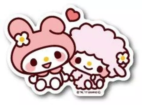 Моя мелодия Юрукава Серия Сердце Sanrio Наклейка LCS-546