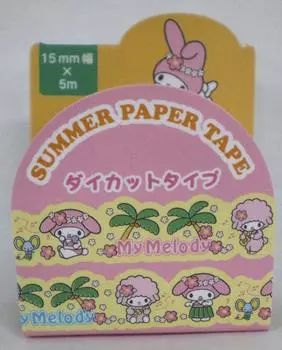 Моя мелодия вырубная бумажная лента лето 3400