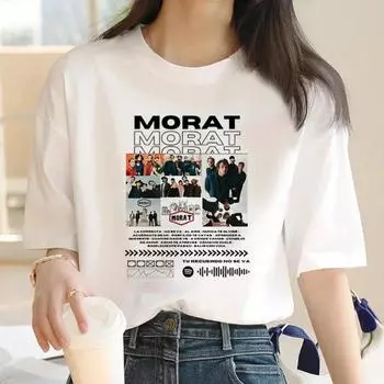 Morat T-shirt Plus Size Fun Loose Cotton Unisex s Summer Designer T-Shirt Girl s Pattern Cartoon Trendy Streetwear Unisex s L