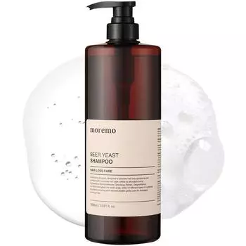 Moremo Beer Yeast Shampoo Fruity Floral Fragrance, 1L, 1 unit