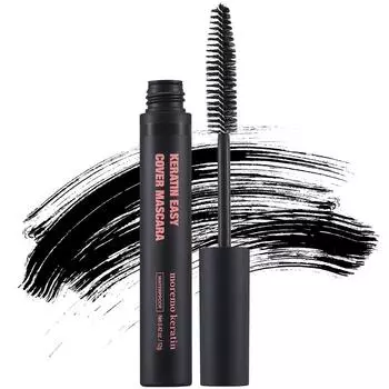 Moremo Keratin Easy Gray Gray Cover Hair Mascara 12g, natural black, 1 pc.
