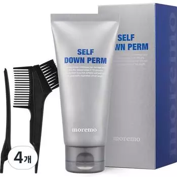 Moremo Keratin Self Down Perm, 4 упаковки, 100 г, лучшие мужские средства для волос из Кореи