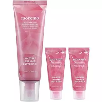 Moremo Recovery Balm B Ruby Edition Hair Treatment 120ml + 20ml x 2p, 1 set