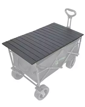 Mori no Shuraku Столешница для повозки на открытом воздухе, складной столик на колесах для переноски повозки на открытом воздухе, кемпинга, отдыха