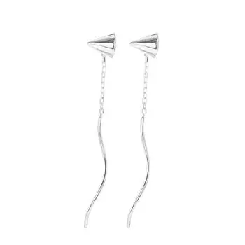 Mori ностальгические детские бумажные самолетики серьги простые маленькие свежие милые студенческие серьги корейская версия модные серьги женские