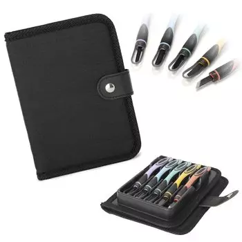 Moribe Creation Chisel Set 2WAYGRIP с интегрированным мягким защитным кожухом, лоток, черный, для правой руки CKT-167