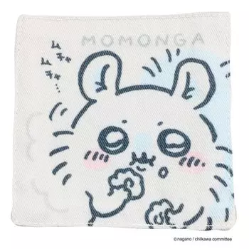 MORIPiLO Morishita Coaster Fabric Chikawa Momonga 9x9 см Плотная впитывающая воду моющаяся Нечто маленькое и милое с персонажами Товары серого цвета 4621035