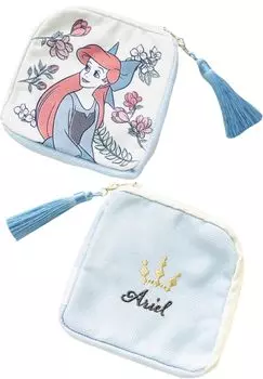 MORIPiLO Morishita Disney Ariel Tissue Case 12x12 см Чехол для аксессуаров Товары с персонажами Disney Princess Синий 4620990