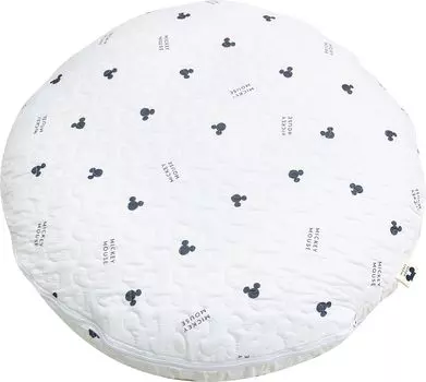 MORIPiLO Morishita Disney Mickey Mouse Cushion 55x55cm Floor Cushion Scandinavian Sofa Backrest Pillow Character Goods Korea Ibru Beige 4621212