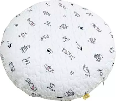MORIPiLO Morishita Disney Winnie the Pooh Cushion 55x55cm Floor Cushion Scandinavian Sofa Backrest Pillow Character Goods Korea Ibru Beige 4621216