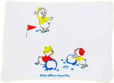 MORIPiLO Morishita Lap Blanket Misato Pottery Huey Dewey Louie Ivory 70x100cm Half Blanket Disney Character Goods 4621432
