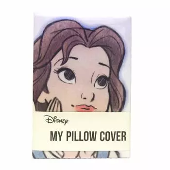 MORIPiLO Morishita Pillow Cover Beauty and the Beast Belle Beige 43x63cm Children Adult Size Washable Fluffy Material Character Goods Disney 4621164