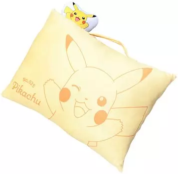 MORIPiLO Morishita Подушка для тела Покемон Пикачу 28x39 см с ручкой Мягкая игрушка Подушка Товары с персонажами Покемон Желтый 4621149