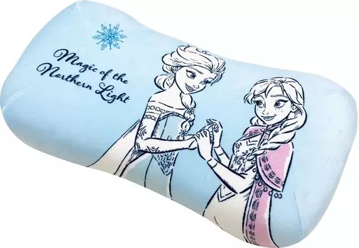MORIPiLO Morishita подушка с эффектом памяти Disney Frozen 15x31 см, поясничная поддержка, поддержка спины, мягкая игрушка, подушка с изображением персонажей Disney Princess, синяя 4621335
