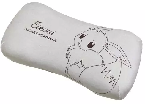 MORIPiLO Morishita подушка с эффектом памяти Pokemon Eevee 15x31 см, поясничная поддержка, мягкая игрушка, подушка с изображением персонажа Pokemon, пастельно-бежевый цвет 4621201