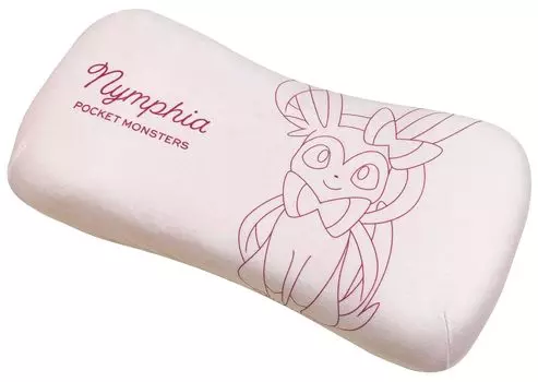 MORIPiLO Morishita подушка с эффектом памяти Pokemon Nymphia 15x31 см, поясничная поддержка, поддержка спины, мягкая игрушка, подушка с изображением персонажа Pokemon, пастельно-розовая 4621203