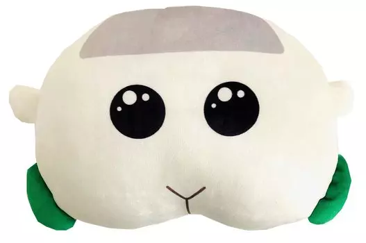 MORIPiLO Morishita PUI PUI Molcar Shiromo Body Pillow 30x25cm Sofa Backrest Pillow Stuffed Toy Cushion Character Goods Puipui White 4620897