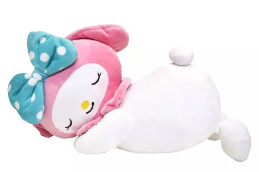 MORIPiLO Morishita Sanrio My Melody Подушка для тела M 45 см Большая плюшевая подушка с изображением персонажей Подушка розовая 4620141 Приблизительно. Совместный сон