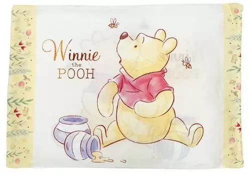 MORIPiLO Наволочка Morishita с изображением Винни-Пуха 40x30 см, моющаяся, с героями Disney, желтая 4621220, детская, прибл.