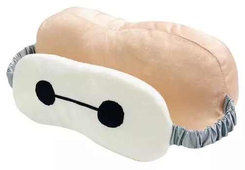 MORIPiLO Подушка Morishita Baymax 26x10 см с маской для глаз Мягкая подушка Товары для персонажей Disney Pixar Белая 4621444 Детская