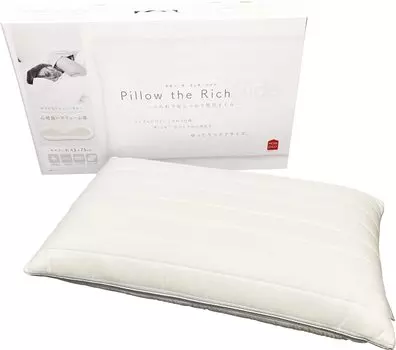 MORIPiLO Подушка Morishita Simple Rich Premium Memory Foam с пододеяльником белого цвета 43x75 см Подушка Rich Wide 4620967 прибл.