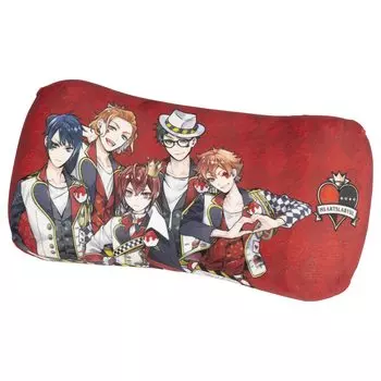 Moripiro Twist Memory Foam Cushion Hearts Rubble Red 40cm x 20cm Disney Official Character Goods Twisted Wonderland Cushion Pillow Body Pillow Waist