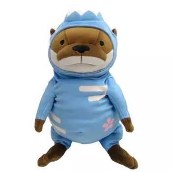 Morisaka Global Local Mochi Otter Mt. Fuji L Brown 22 x 22 x 33 см мягкая игрушка-сувенир «Выдра» Сидзуока Яманаси Япония Туристическая достопримечательность Путешествие