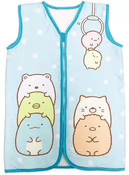 Morishita Sleeper носимое одеяло Sumikkogurashi синее 50x70 см детская взрослая пижама товары с персонажами 4621258 [MORIPiLO]