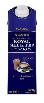 MORIYAMA Moriyama Dairy Coffee Shop Вкус Королевского молочного чая 1 кг x 6 бутылок