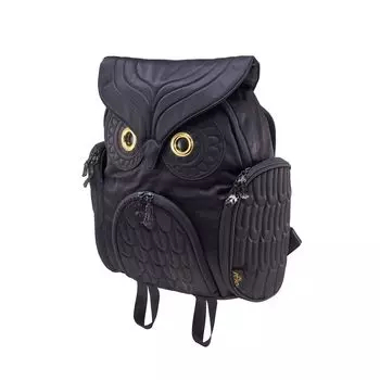 MORN CREATIONS Horned Owl Классический рюкзак M Черный OW-302BLK чёрный