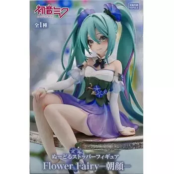 Morning Glory Miku Noodle Stopper Figure Noodle Stopper Figure Flower Fairy Morning Glory Figure Official Hatsune*Miku