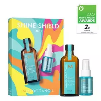 Moroccan Oil Treatment Shine Shield Duo Special (Масло 100 мл + Спрей Freeze Shield 50 мл + Дозатор) [Single item] Oil