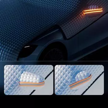 Морозостойкий, морозостойкий и снегозащитный чехол для лобового стекла автомобиля, зимняя защита от снега, зимняя одежда для автомобиля