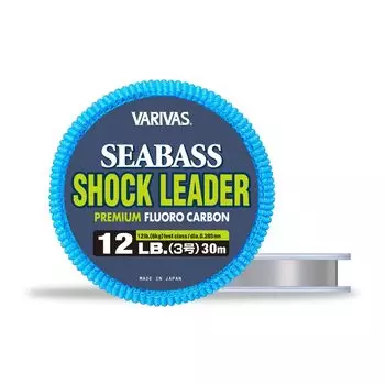 MORRIS Shock Leader Varivas Seabass Fluorocarbon 30 м 6 кг 12 фунтов натуральный
