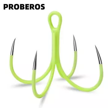 Морская рыбалка, ночник, четыре крючка без бородки, железный пластинчатый крючок, четыре якорных крючка, 16 #18 #, крючок с когтями, крючок-вилка, крючок для кальмара, 10 шт./кор. 18 # (10 pieces/box)